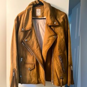 We the Free Jealously Suede Moto Jacket